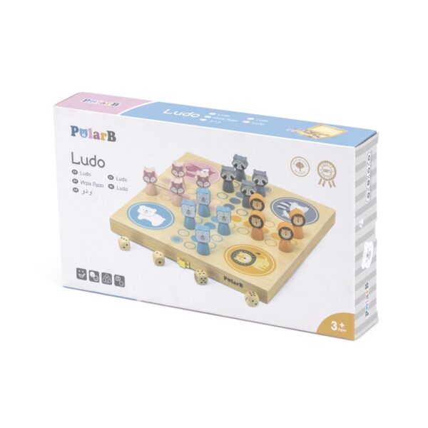 VIGA PolarB Drewniana gra Ludo Chińczyk - obrazek 6