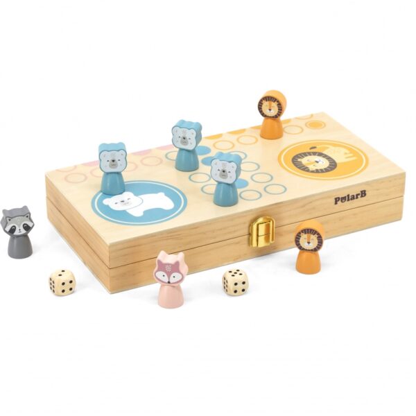 VIGA PolarB Drewniana gra Ludo Chińczyk - obrazek 8